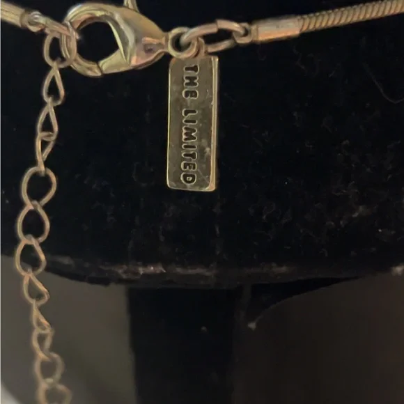 The Limited Gold-Tone Textured Fan Pendant Necklace - Picture 4 of 4